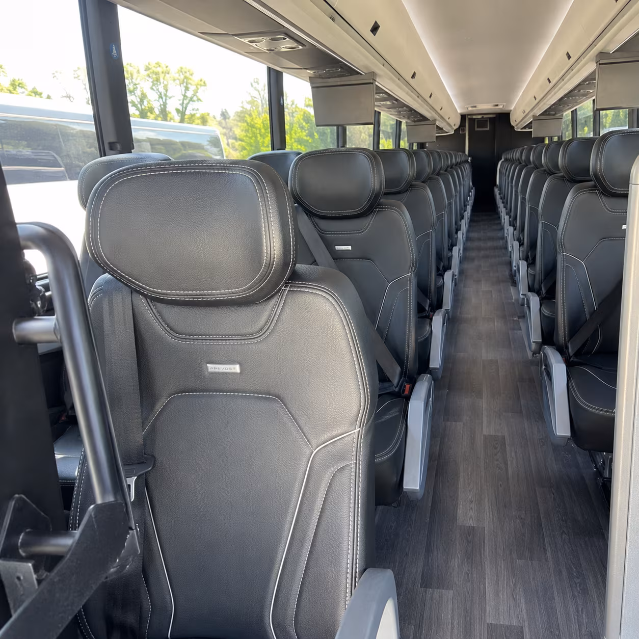 cedar park charter bus rental inside
