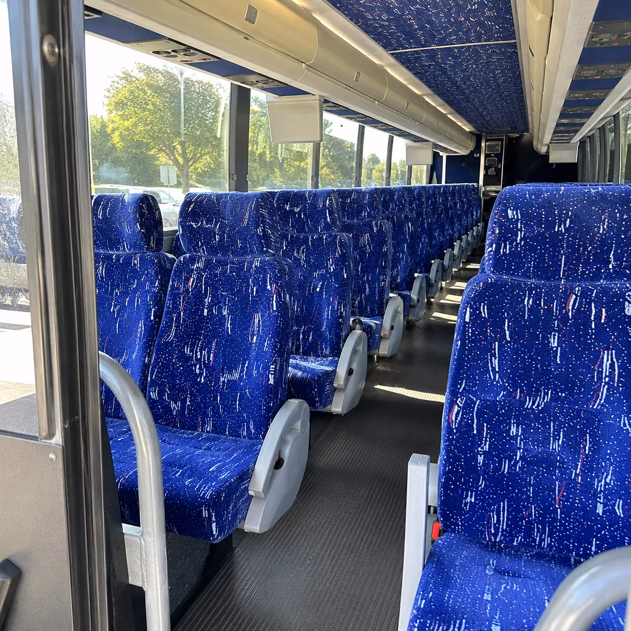 georgetown charter bus interior gallery