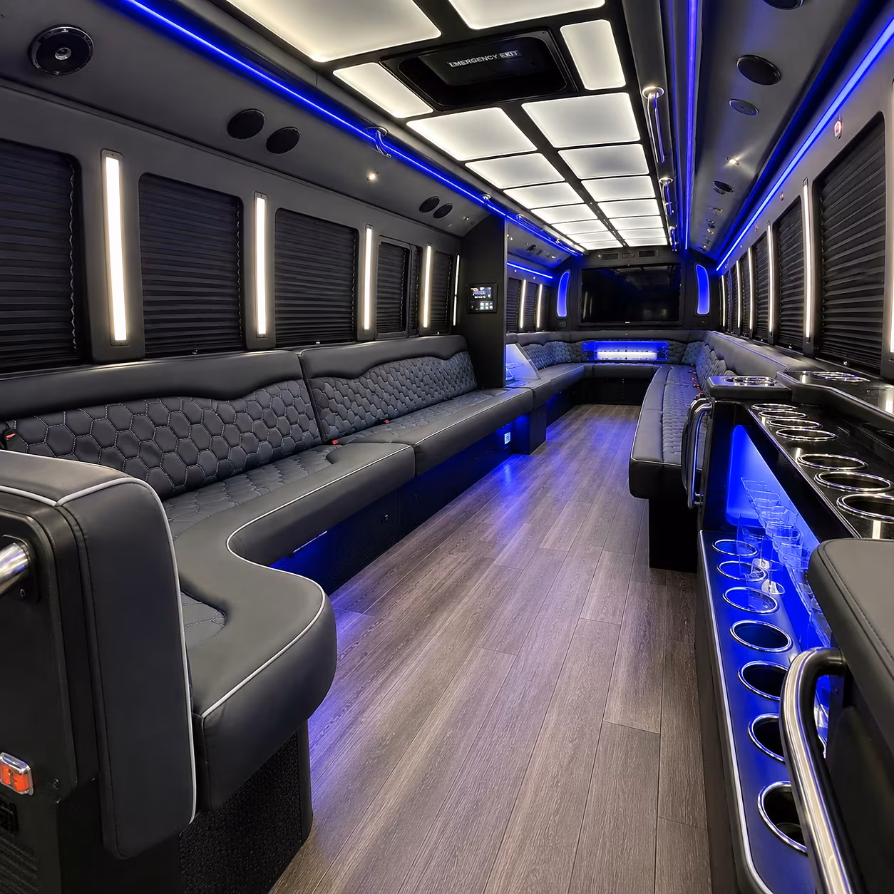 kyle concert party bus rental