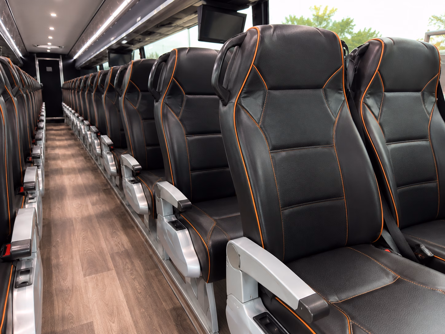 kyle corporate event transportation onboard seating