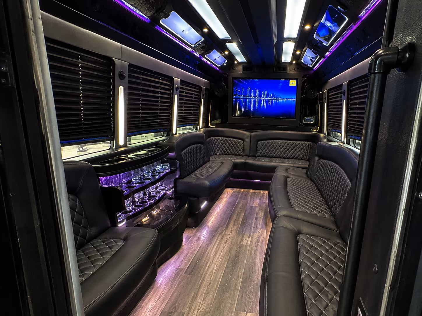 kyle holiday party bus rental