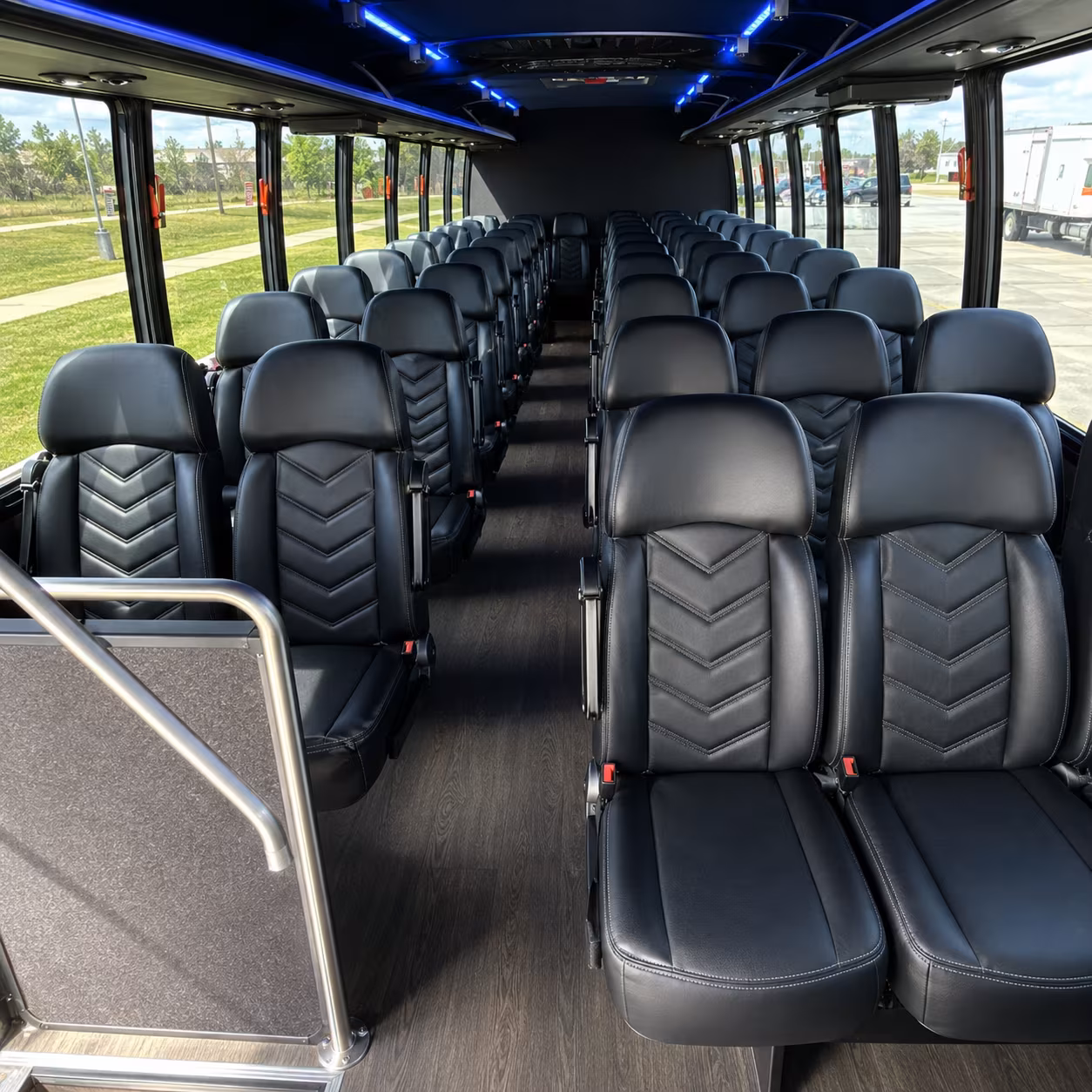 kyle private event transportation onboard seating