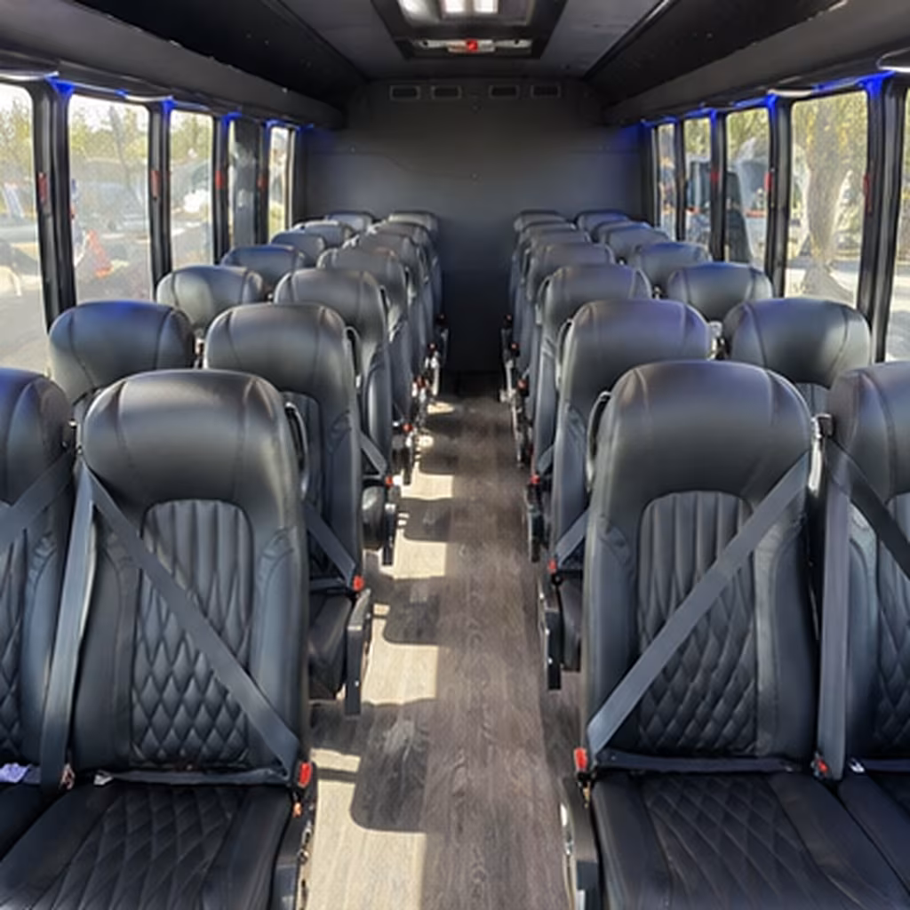 kyle wine tour brewery transportation onboard seating