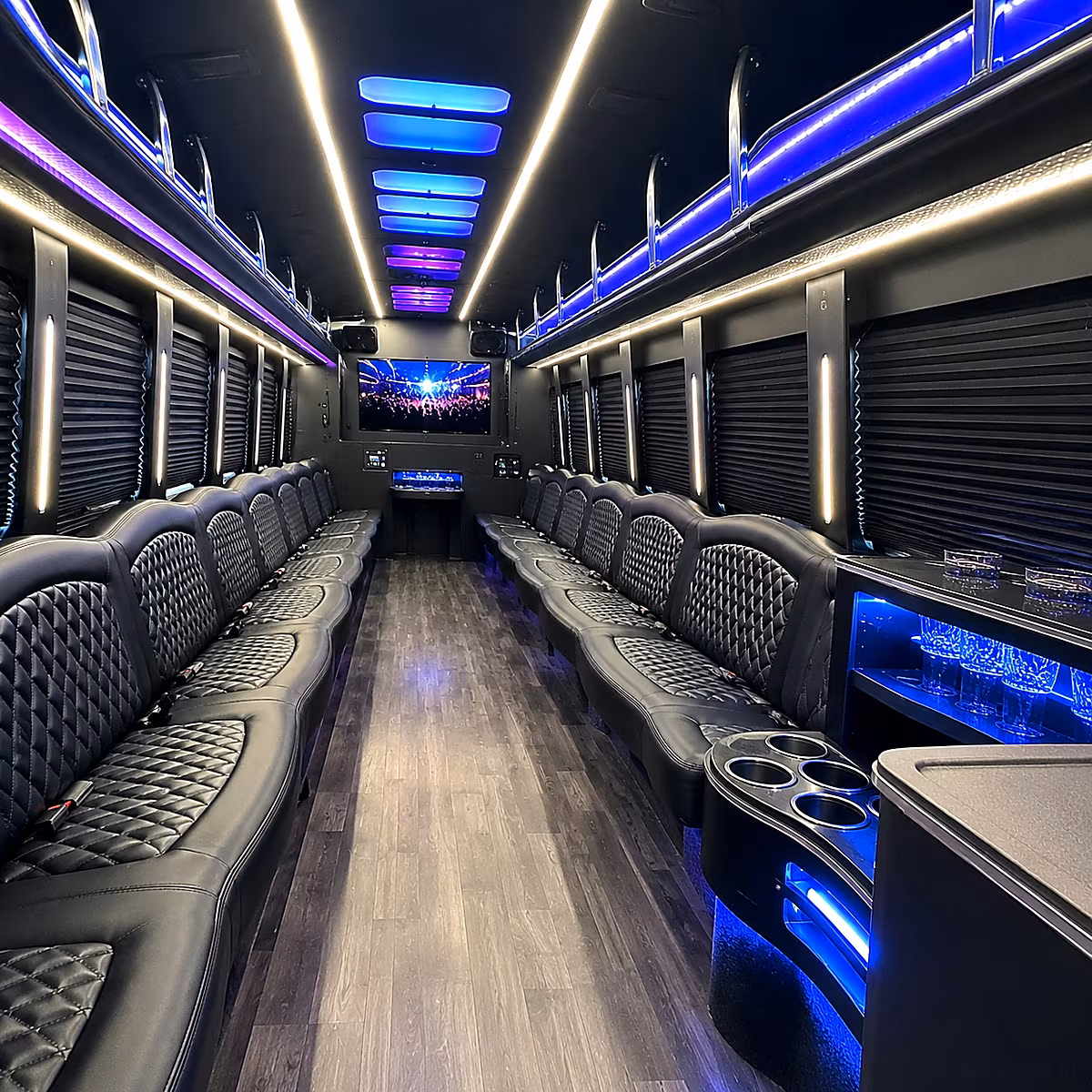 party buses for prom night in kyle make the ride part of the celebration