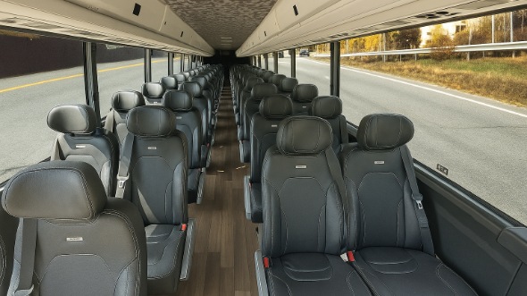 kyle 28 passenger minibus interior