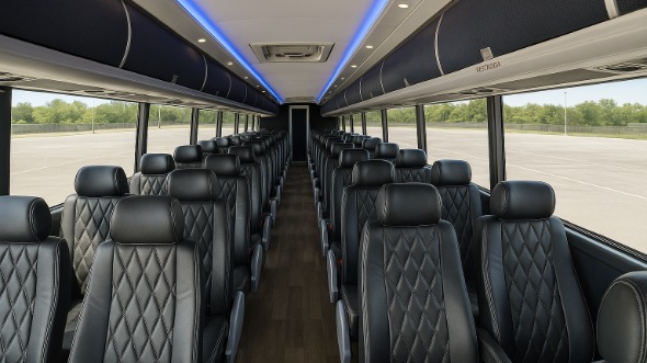 kyle 50 passenger charter bus rental